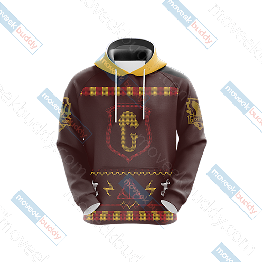 Harry Potter - Brave Like A Gryffindor Winter Style Unisex 3D T-shirt