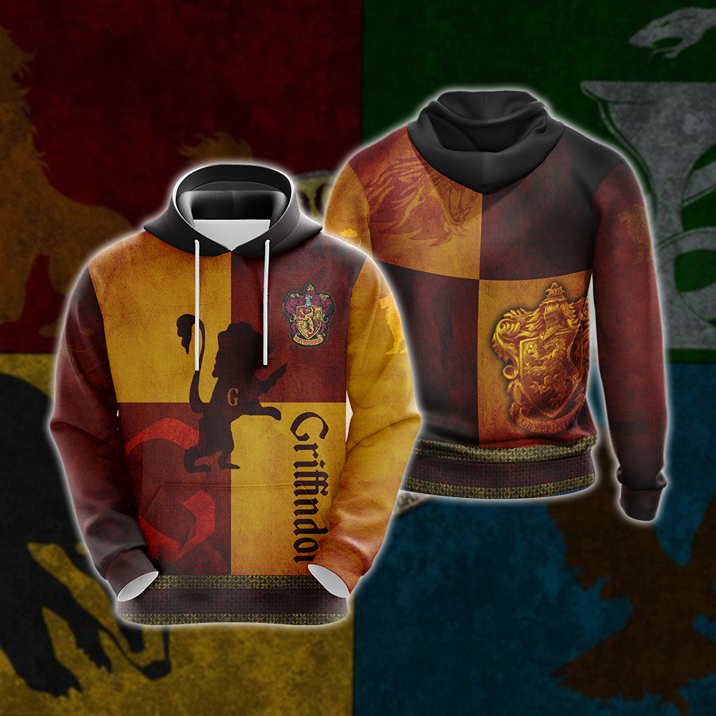 Brave Like A Gryffindor Harry Potter New Version 1 Unisex 3D T-shirt Hoodie S