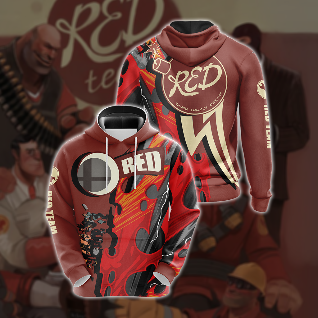 Team Fortress 2 - RED Unisex 3D T-shirt Hoodie S