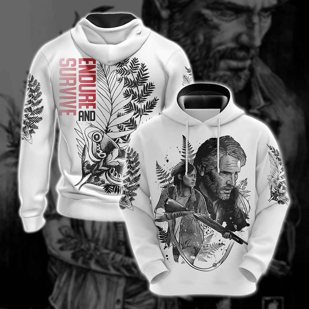 The Last Of Us - Endure And Survive Unisex 3D T-shirt Hoodie S
