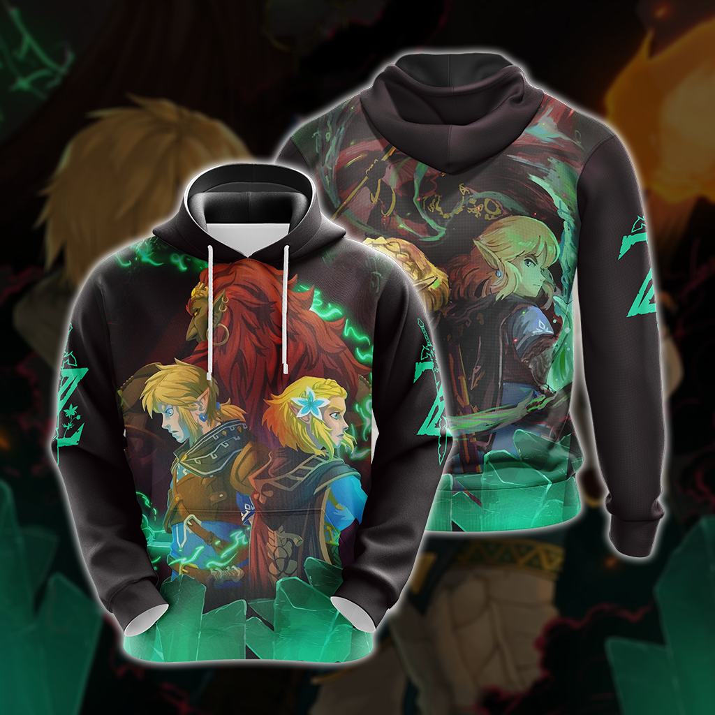 The Legend Of Zelda: Breath Of The Wild (BotW) Link, Zelda And Ganondorf Unisex 3D T-shirt Hoodie S
