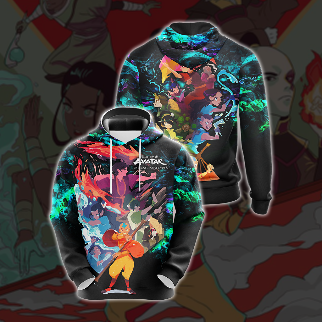 Avatar: The Last Airbender Unisex 3D T-shirt Hoodie S