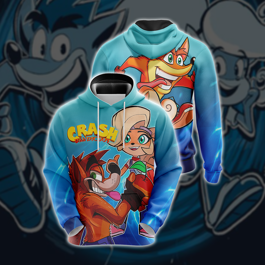 Crash Bandicoot - Crash and Coco Unisex 3D T-shirt T-shirt 4XL