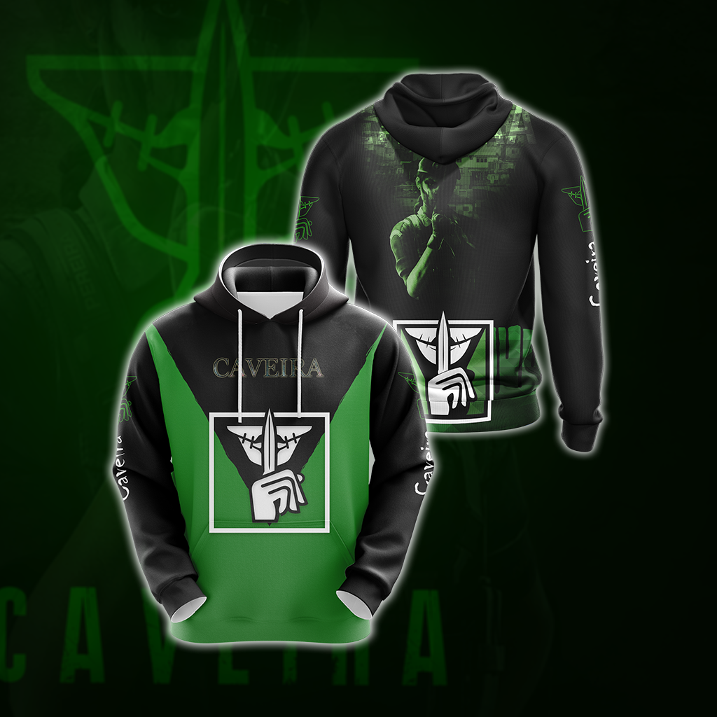 Tom Clancy's Rainbow Six Siege Ela Caveira Unisex 3D T-shirt Hoodie S