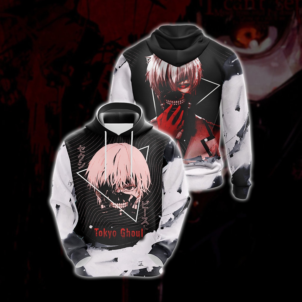 Tokyo Ghoul Unisex 3D T-shirt Hoodie S