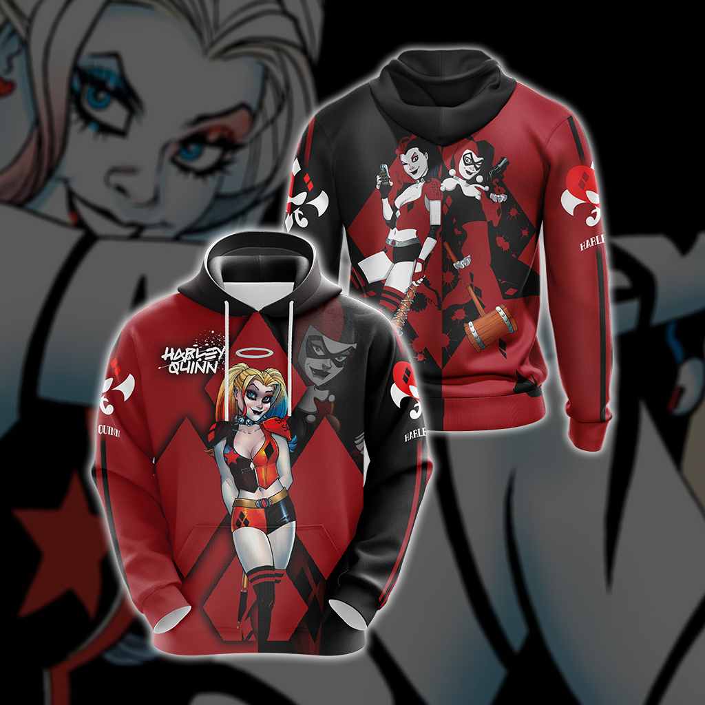 Harley Quinn - Old And New Style Unisex 3D T-shirt Hoodie S