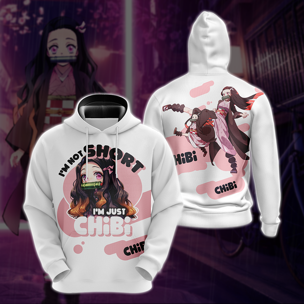 I'm not short I'm just Chibi T-shirt Zip Hoodie Pullover Hoodie Hoodie S