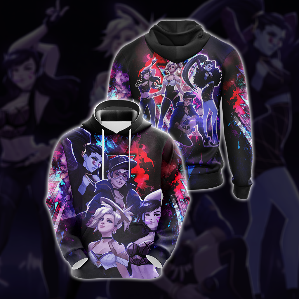 K/DA Band x Overwatch Female Characters Unisex 3D T-shirt