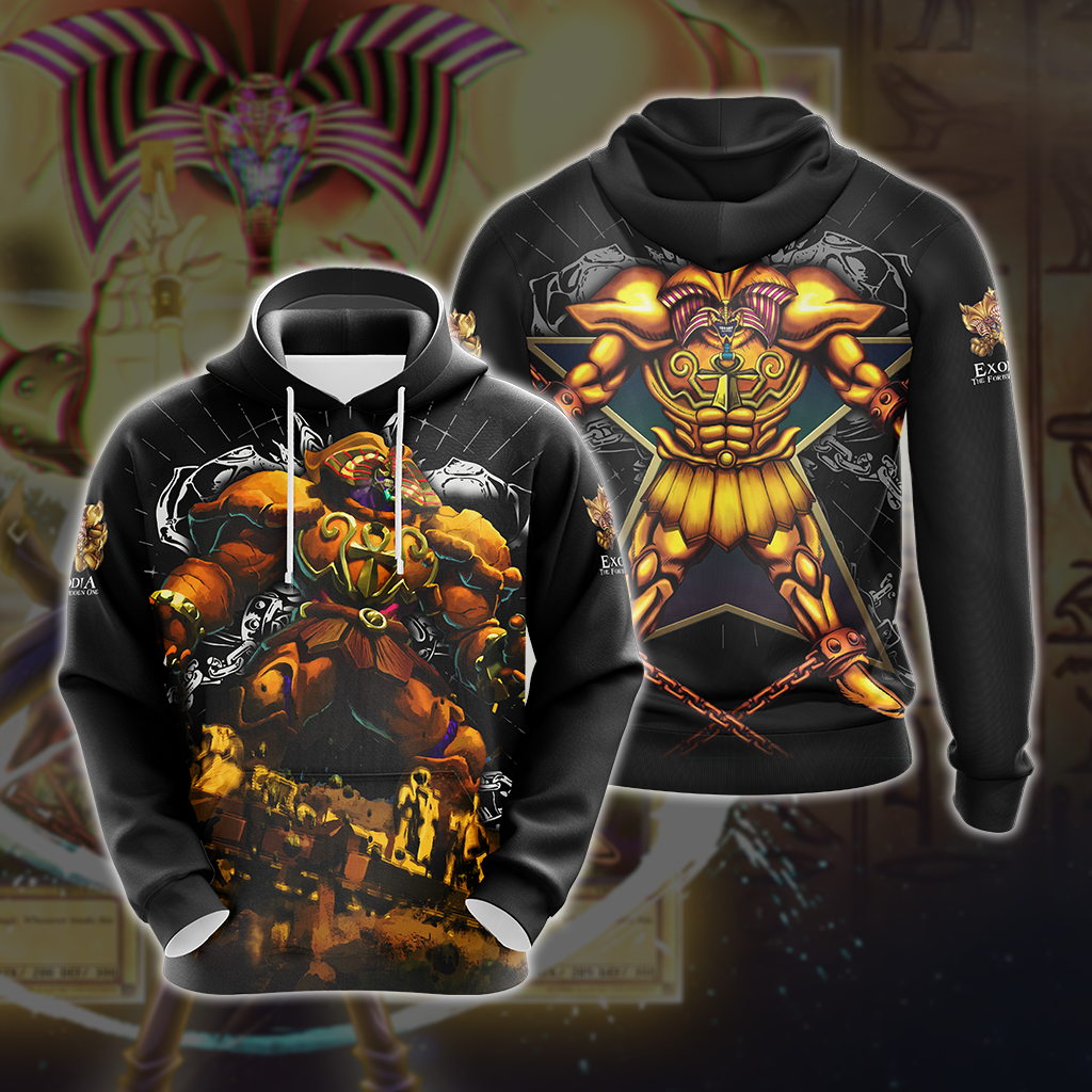 Yu Gi Oh! Exodia The Forbidden Unisex 3D T-shirt Zip Hoodie Hoodie S