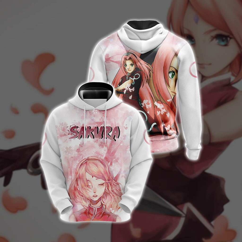 Naruto - Sakura Haruno New Unisex 3D T-shirt Hoodie S