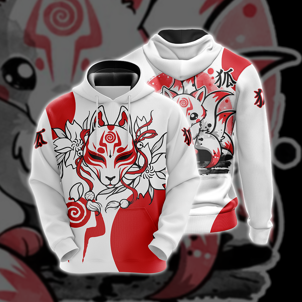 Ninetail Fox Spirit Unisex 3D T-shirt Hoodie S