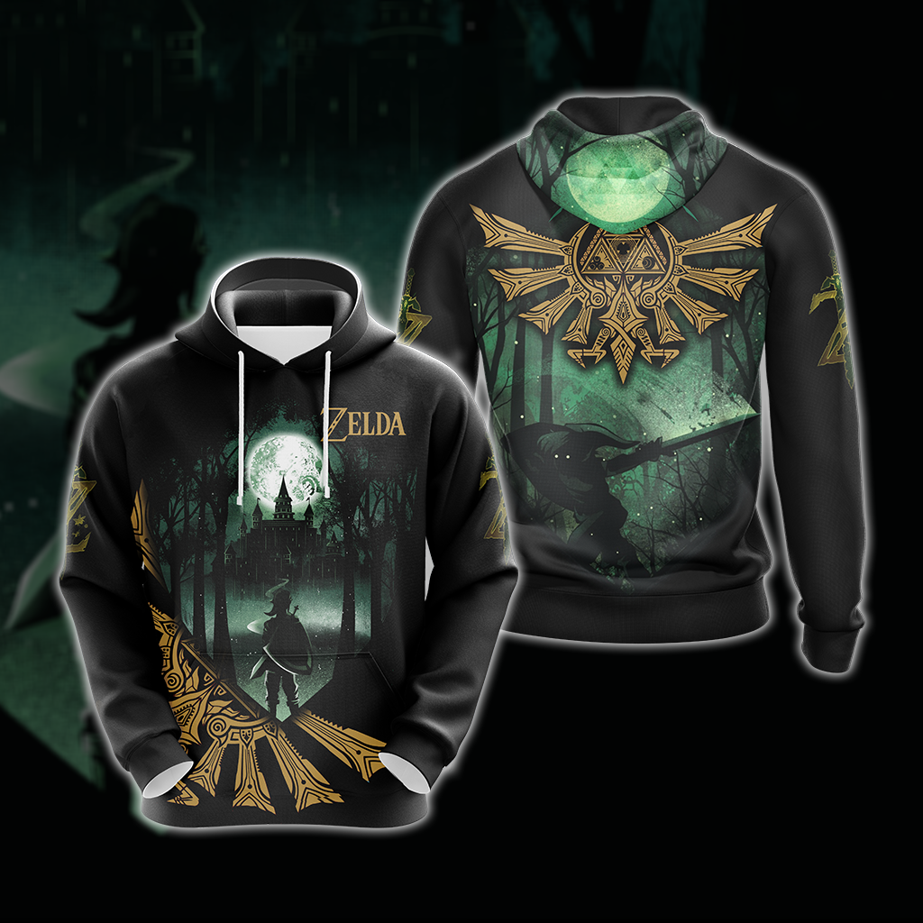 The Legend Of Zelda Unisex 3D T-shirt Zip Hoodie Hoodie S