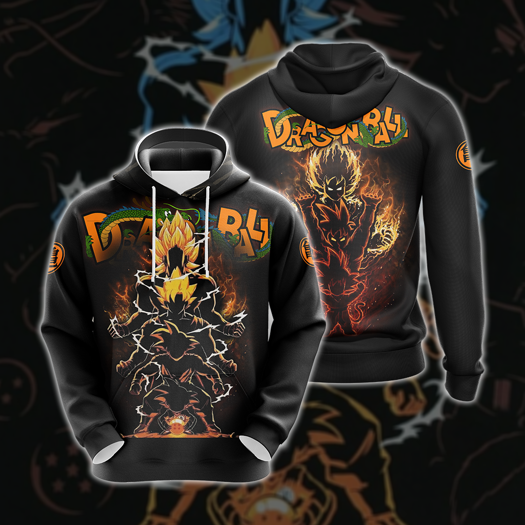Dragon Ball Son Goku Power Unisex 3D T-shirt Hoodie S