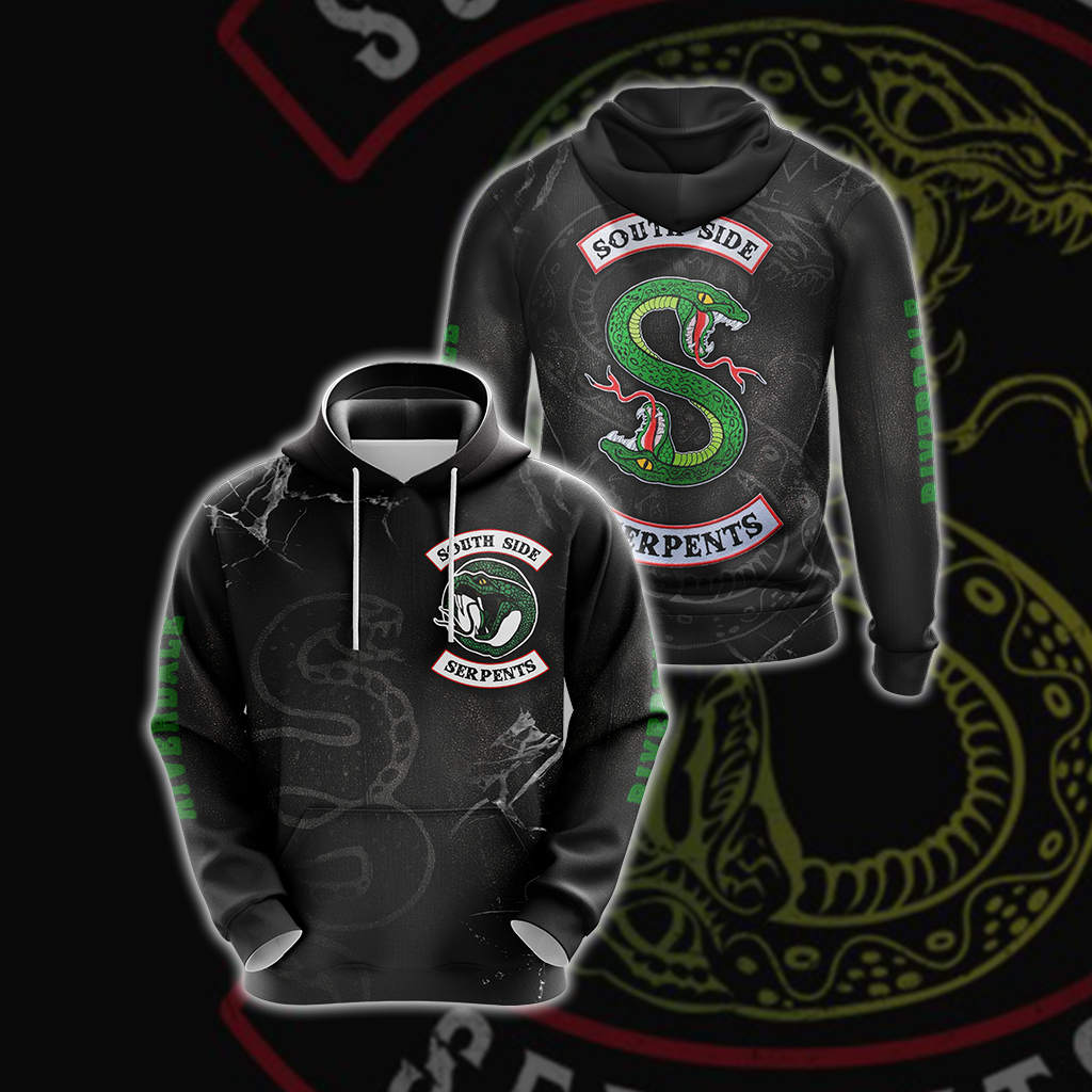 Riverdale South Side Serpents Unisex 3D T-shirt Hoodie S