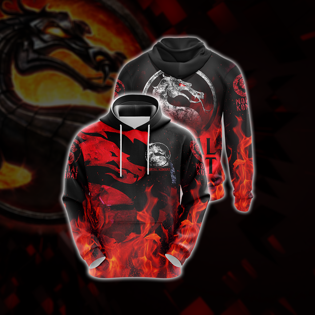 Mortal Kombat Unisex 3D T-shirt Hoodie S