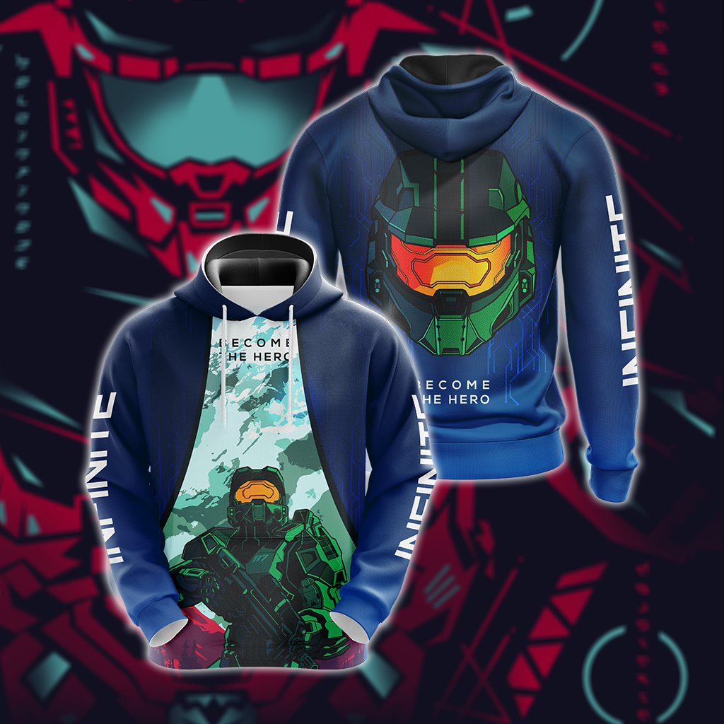 Halo Infinite - Become The Hero Unisex 3D T-shirt Hoodie S