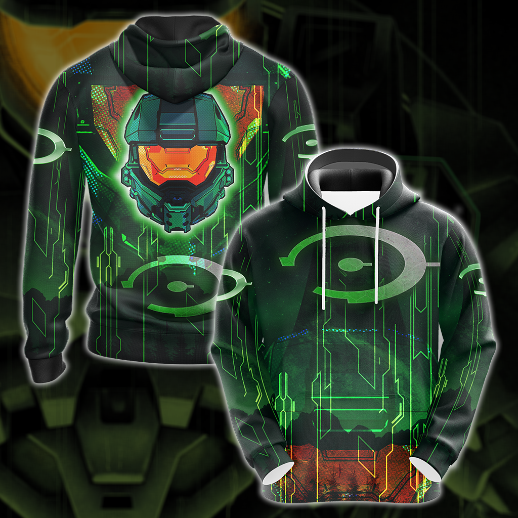 Halo Infinite Video Game All Over Print T-shirt Tank Top Zip Hoodie Pullover Hoodie Hoodie S