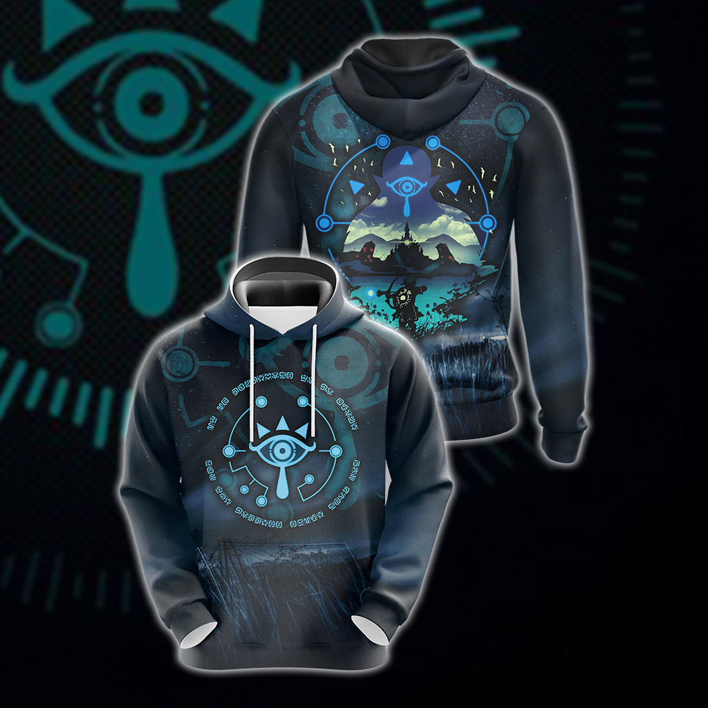 The Legend of Zelda - Sheikah Symbol Unisex 3D T-shirt Hoodie S