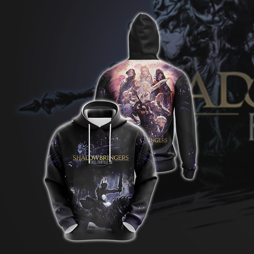 Final Fantasy XIV Shadowbringers Unisex 3D T-shirt Hoodie S