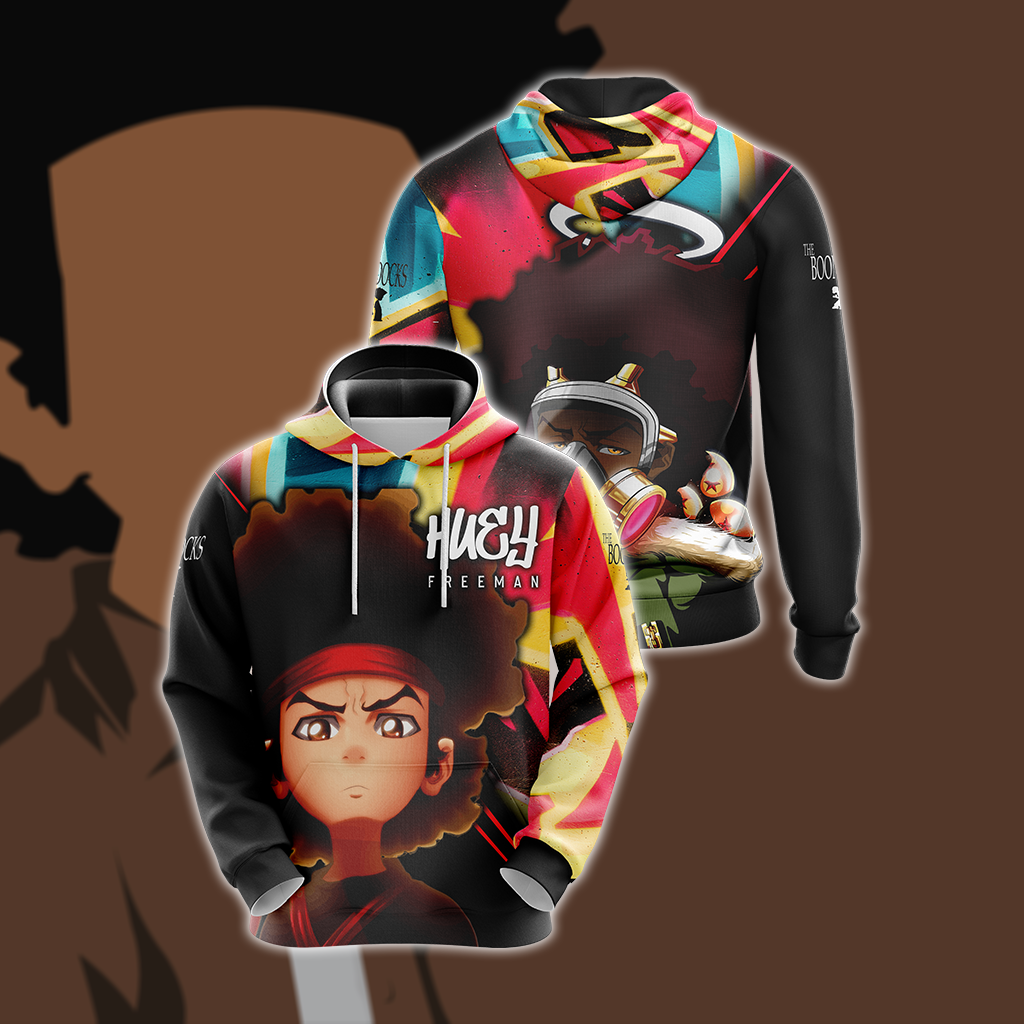 The Boondocks (TV series) - Huey Freeman Unisex 3D T-shirt Hoodie S