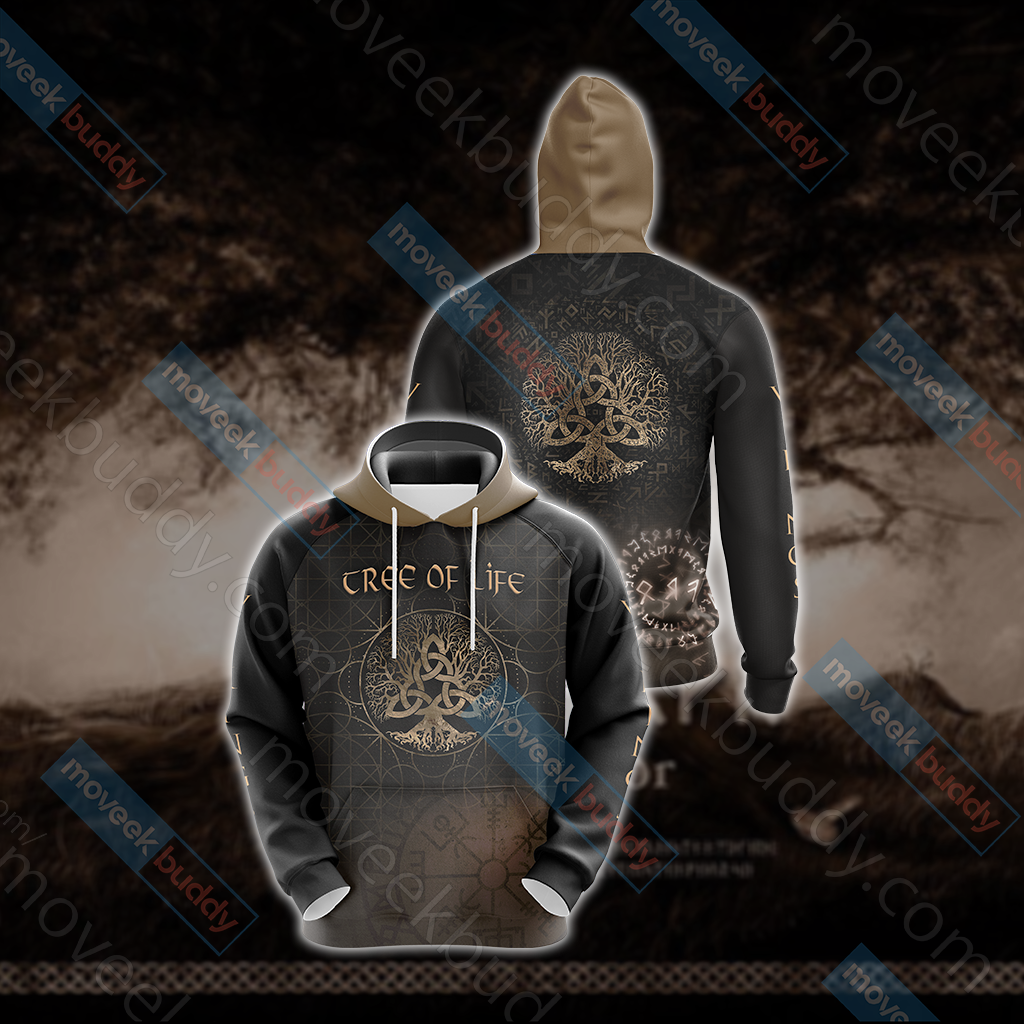 Vikings - Tree of life Unisex 3D T-shirt Hoodie S