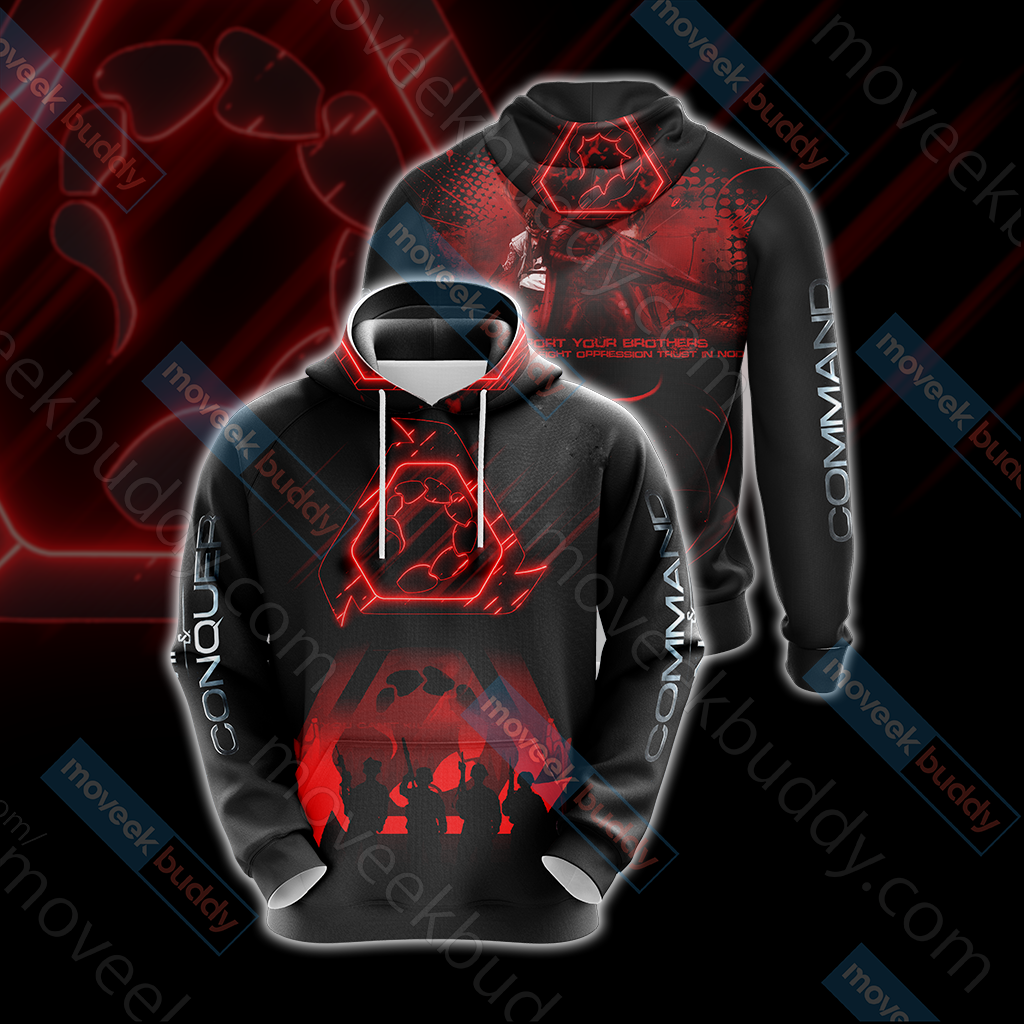 Command & Conquer - Brotherhood of Nod Unisex 3D T-shirt Hoodie S