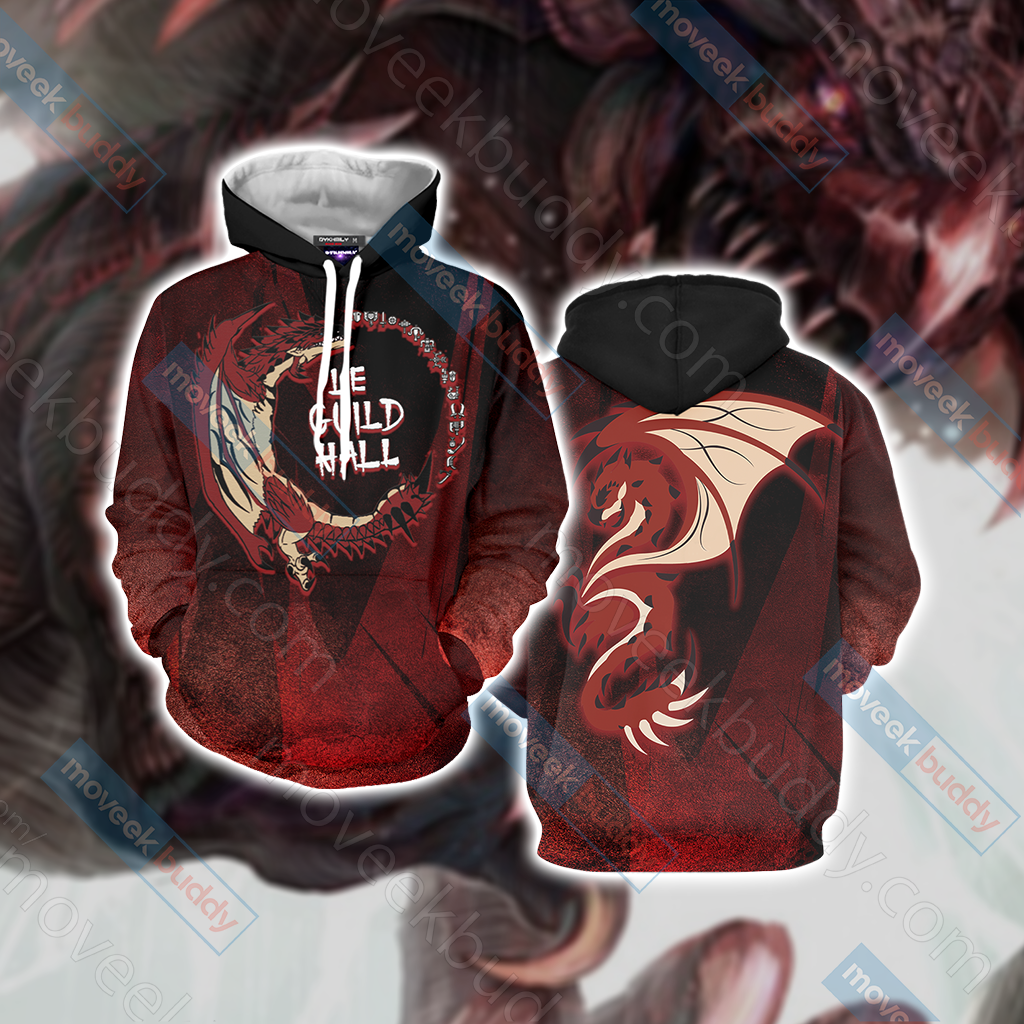 Monster Hunter - Rathalos Unisex 3D T-shirt Hoodie S