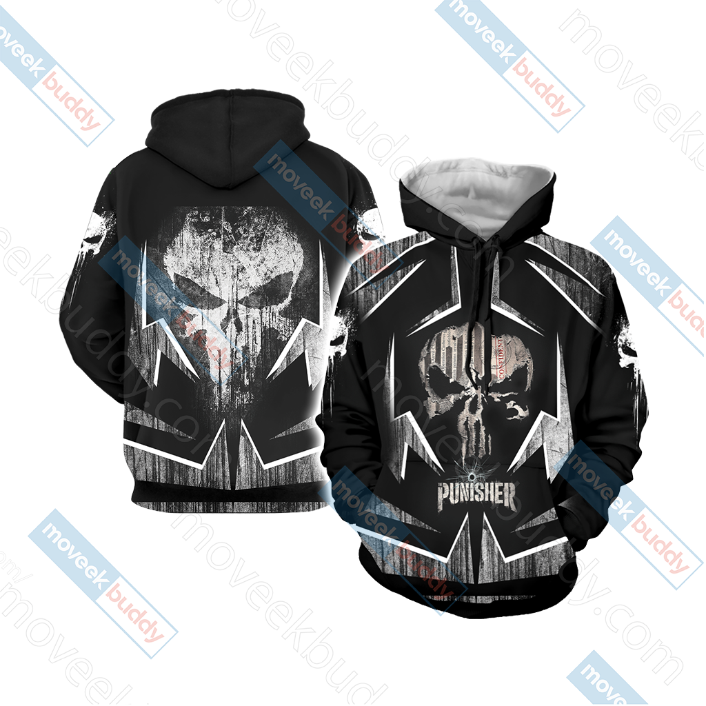The Punisher New Unisex 3D T-shirt Hoodie S