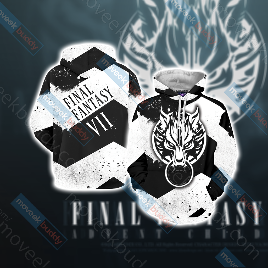 Final Fantasy 7 - Fenrir New Unisex 3D T-shirt Hoodie S