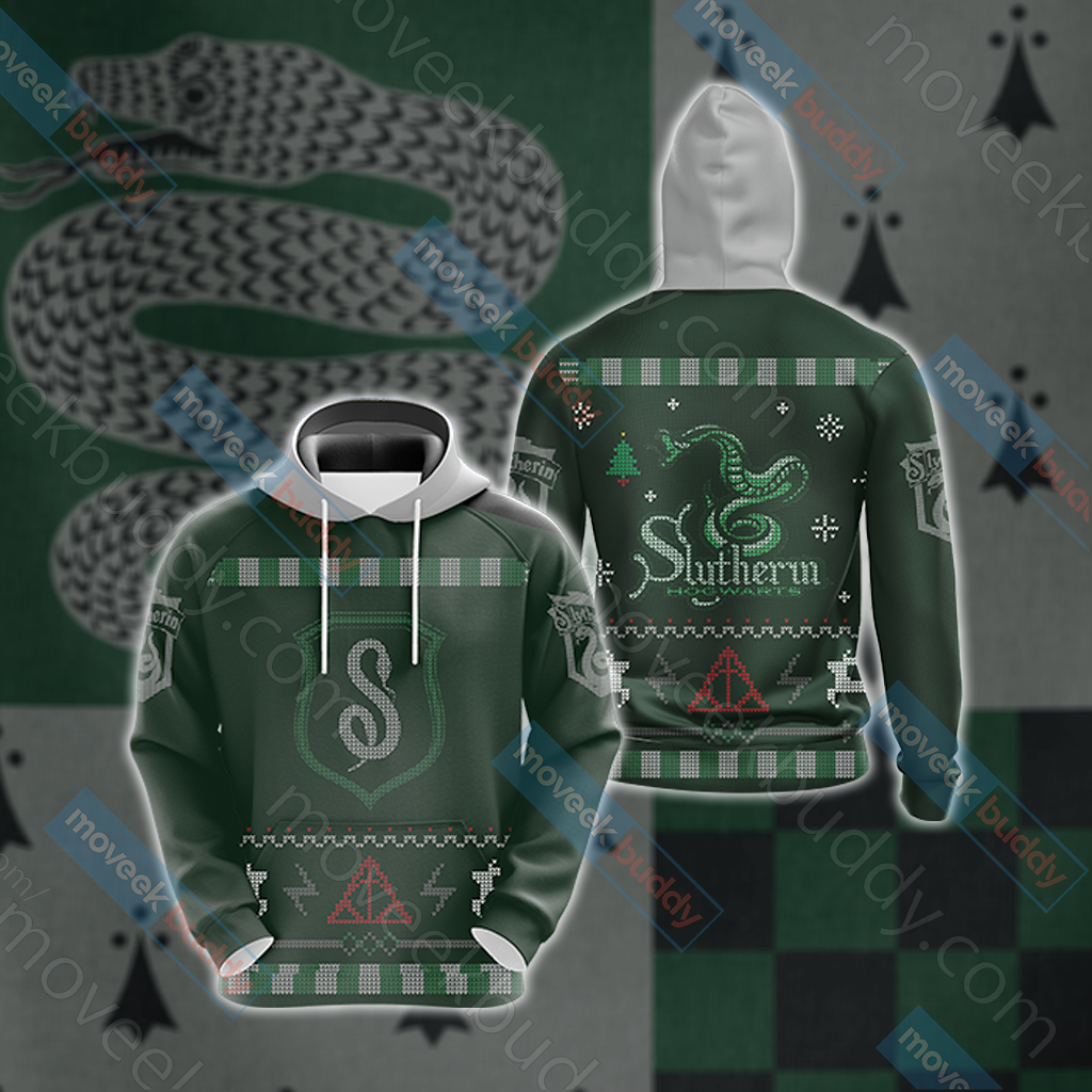 Harry Potter - Cunning Like A Slytherin Winter Style Unisex 3D T-shirt Hoodie S