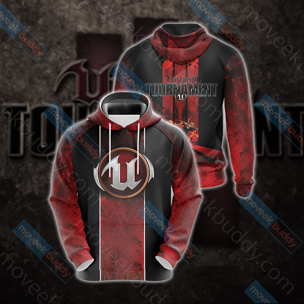 Unreal Tournament 3D T-shirt Hoodie S