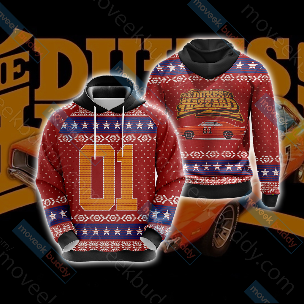 The Dukes Of Hazzard General Lee Unisex 3D T-shirt Hoodie S
