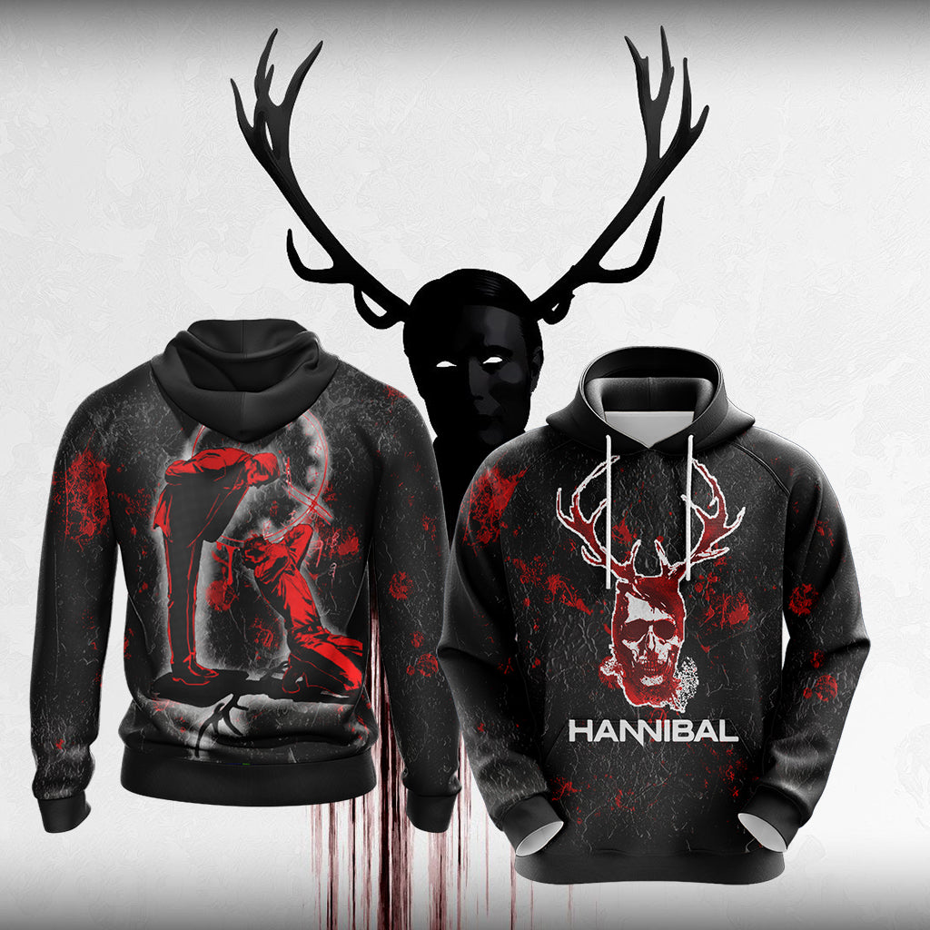 Hannibal (TV series) Unisex 3D T-shirt Hoodie S