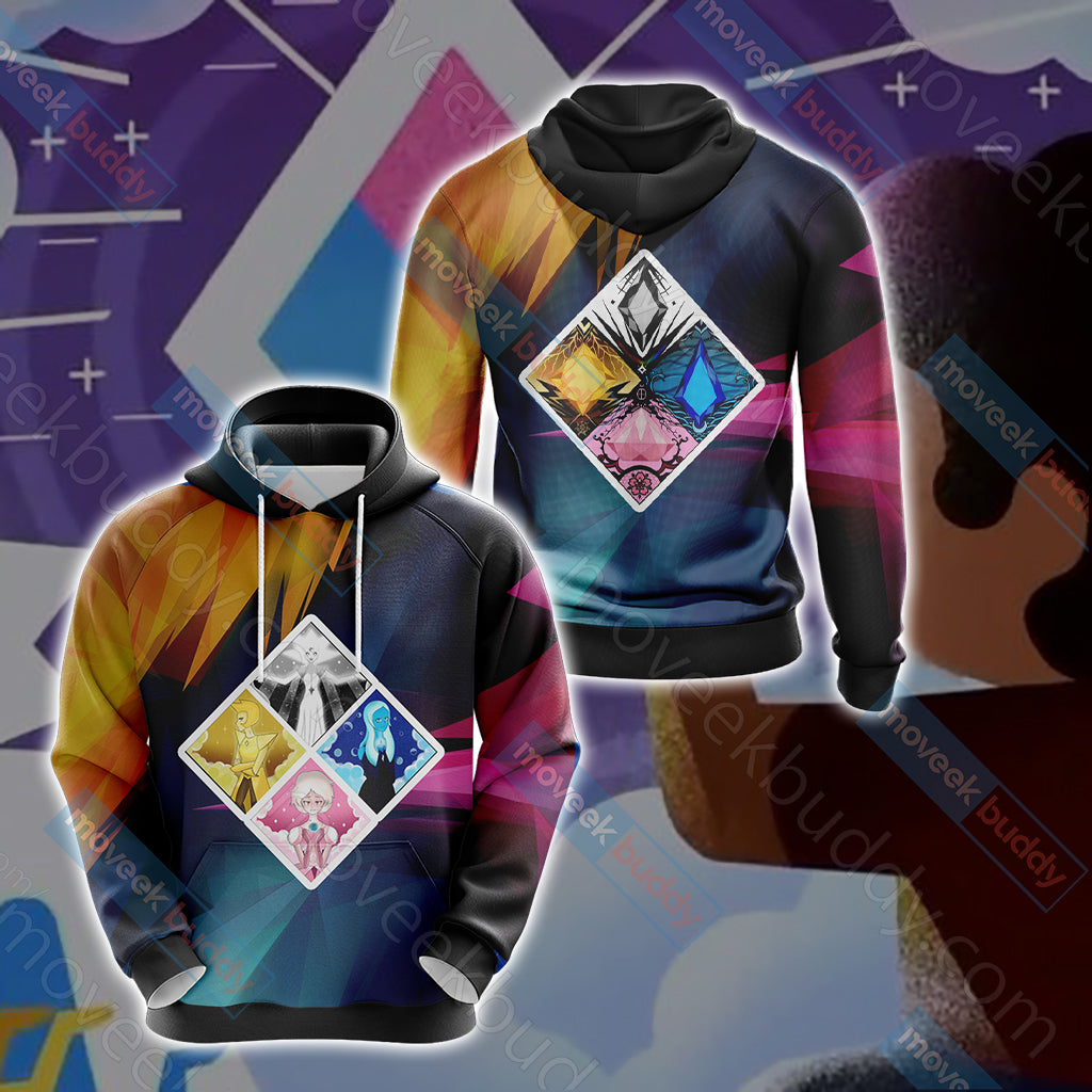 Steven Universe - Diamonds Unisex 3D T-shirt Hoodie S