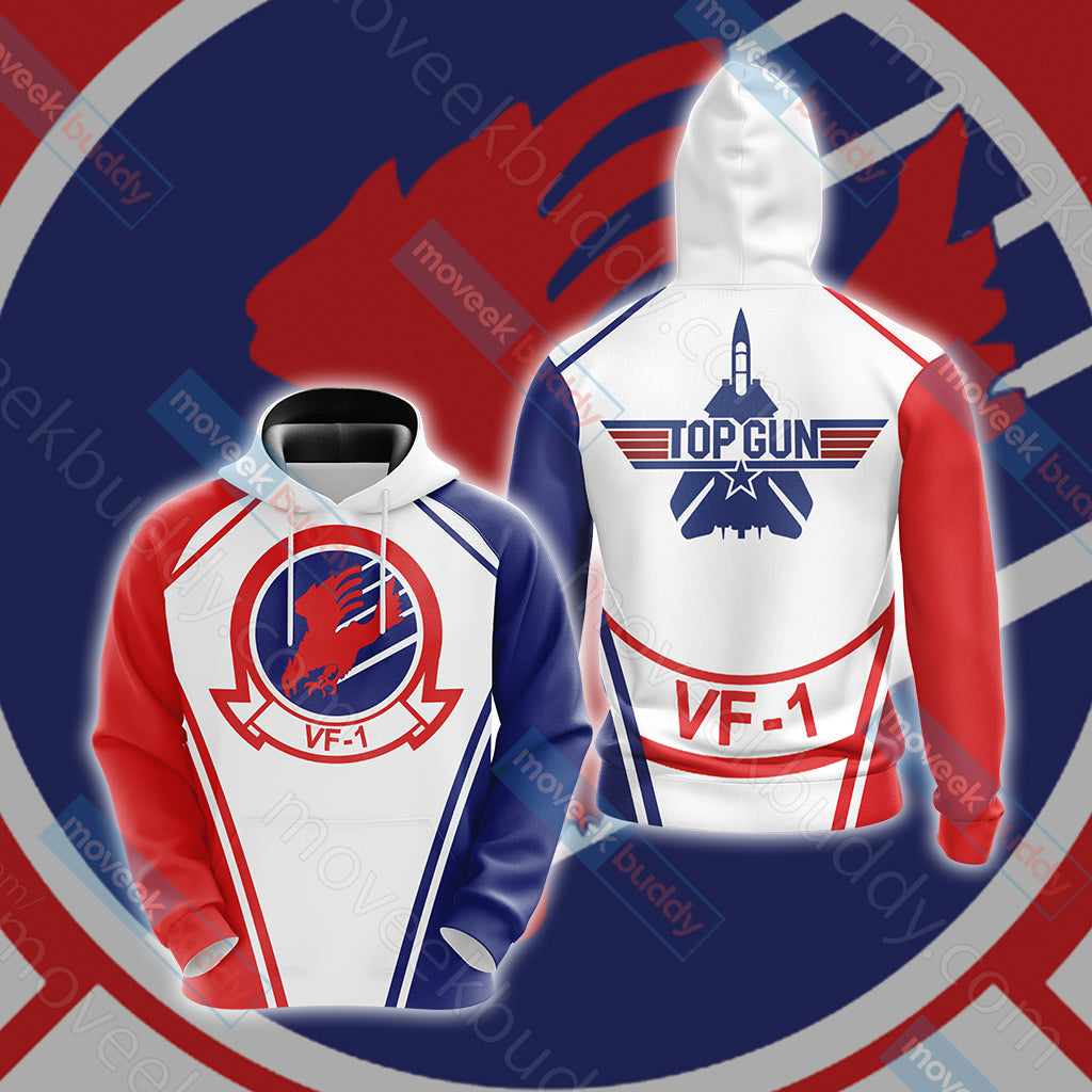 Top Gun VF-1 Unisex 3D T-shirt Hoodie S