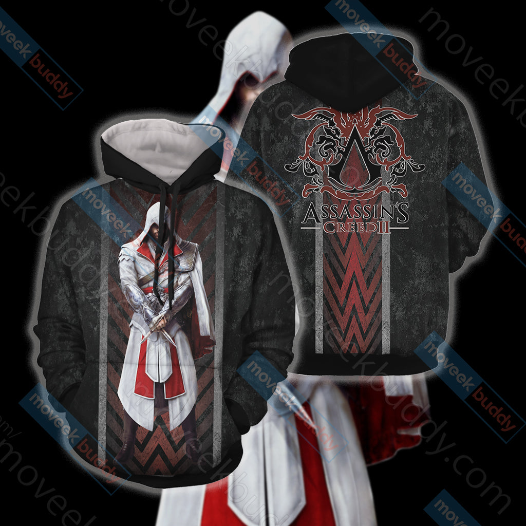 Assassin's Creed: Ezio Auditore New Unisex 3D T-shirt Hoodie S