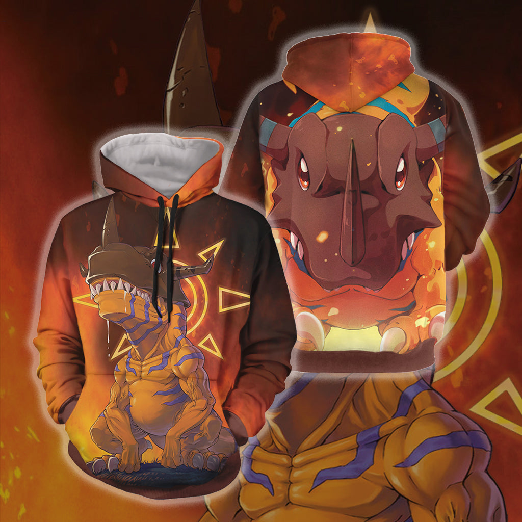 Digimon Greymon New Unisex 3D T-shirt Hoodie S