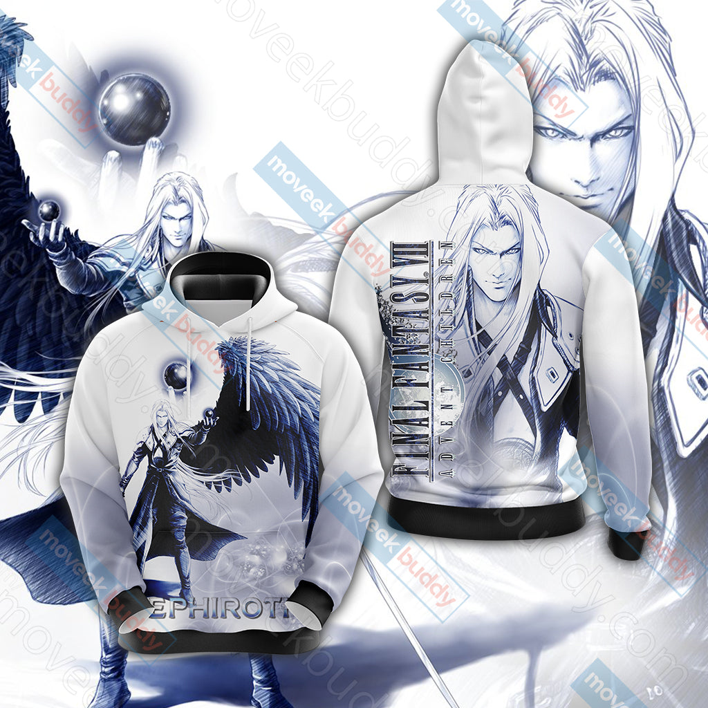 Final Fantasy VII - Sephiroth New Unisex 3D T-shirt Hoodie S
