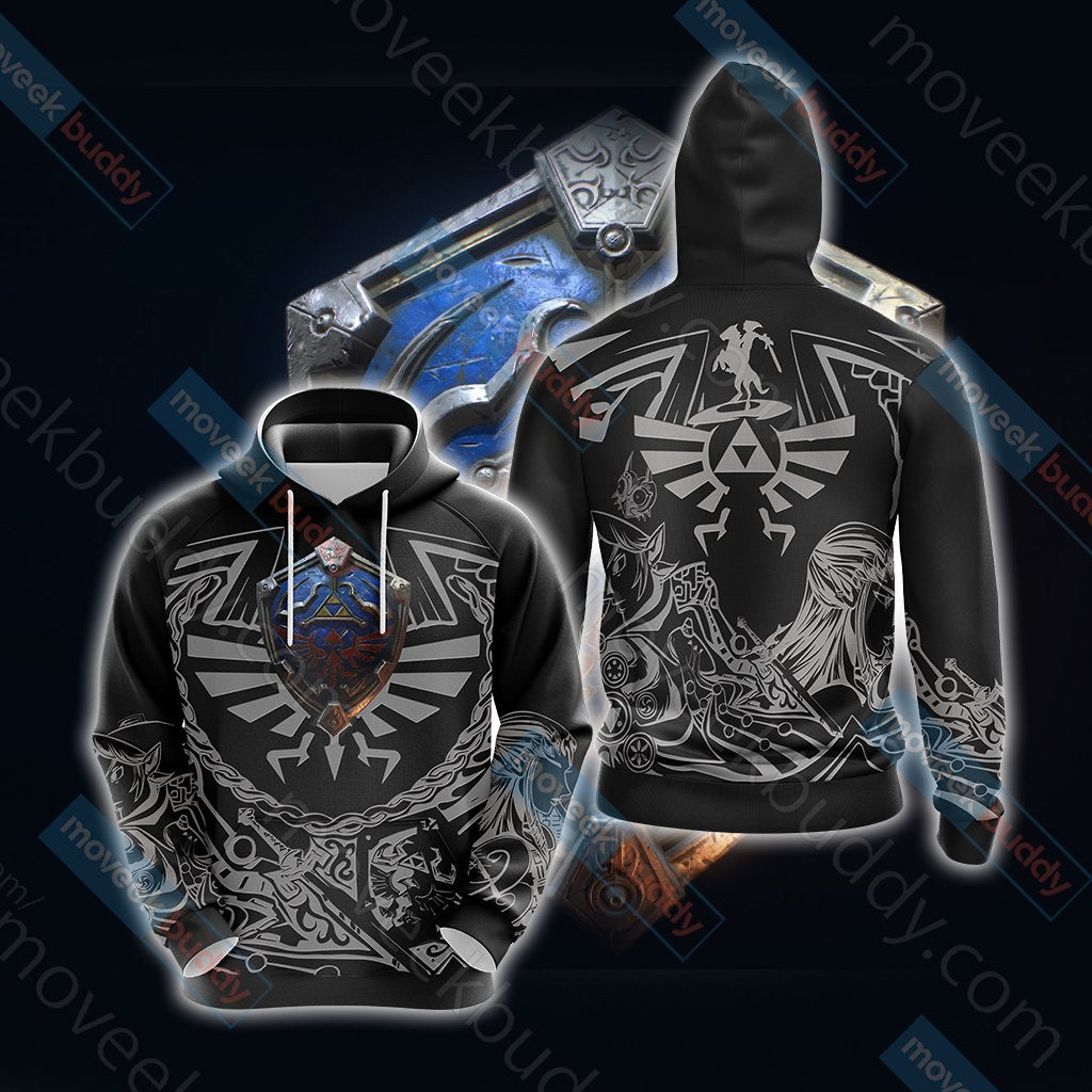 The Legend of Zelda - Shield Of Legend Unisex 3D T-shirt Hoodie S