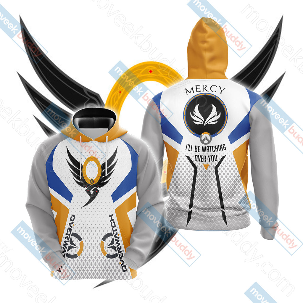 Overwatch - Mercy Valkyrie Unisex 3D T-shirt Hoodie S