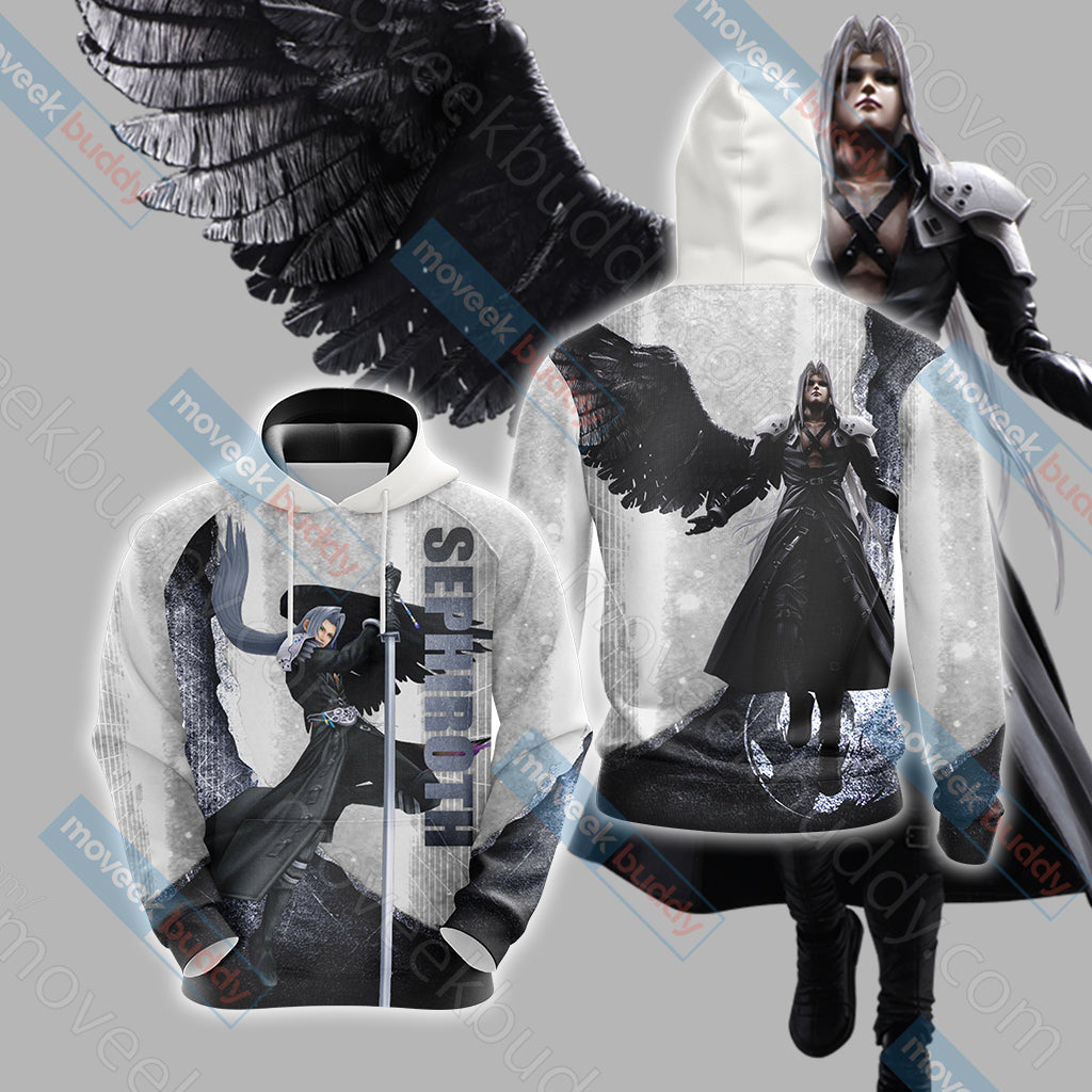 Final Fantasy VII - Sephiroth New Version Unisex 3D T-shirt Hoodie S