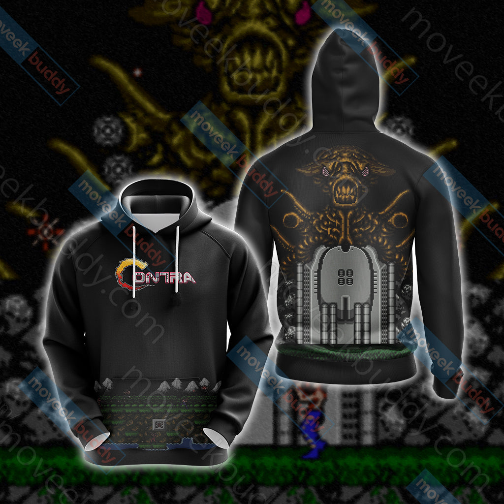 Contra (video game) Unisex 3D T-shirt Hoodie S