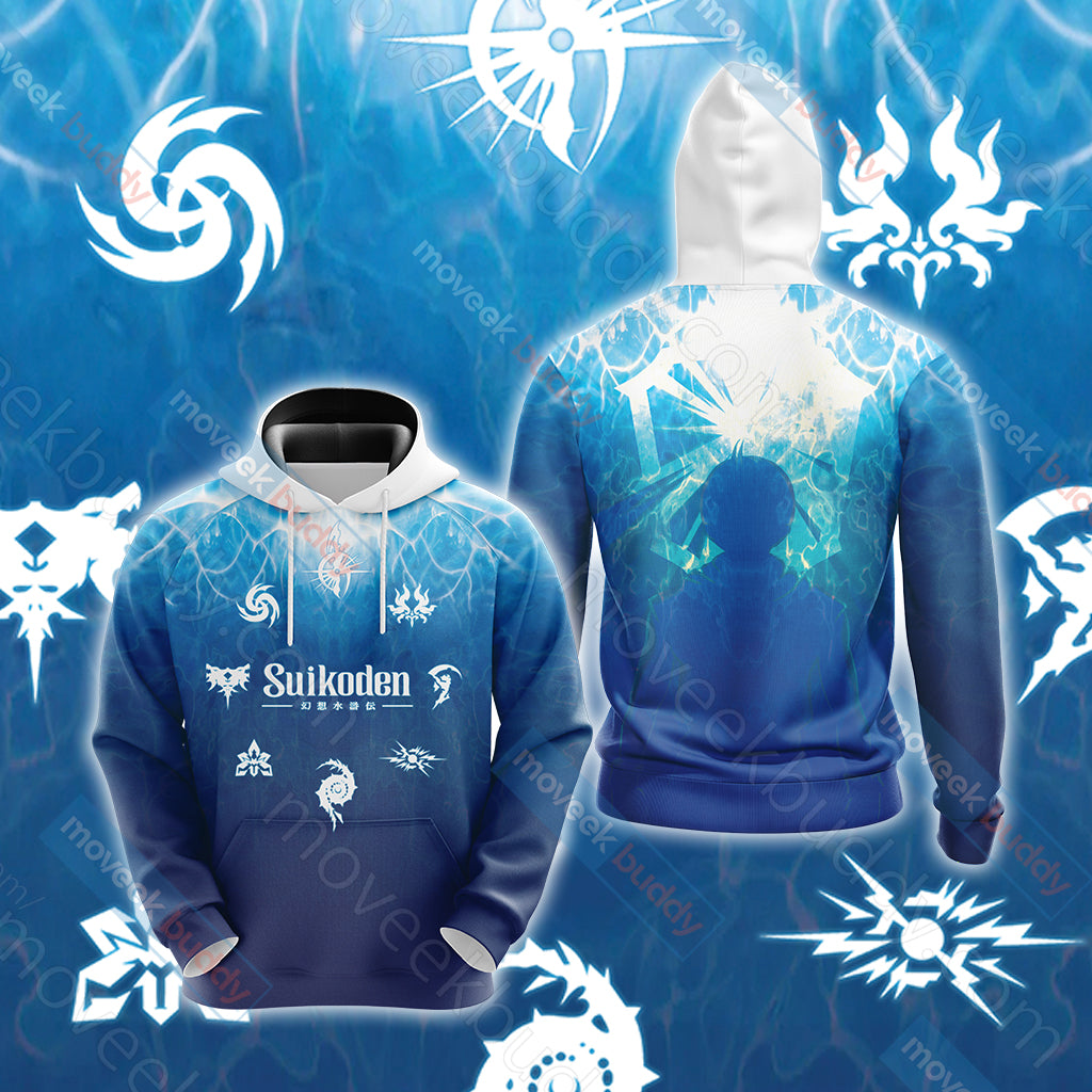 Suikoden- True Runes Unisex 3D T-shirt Hoodie S