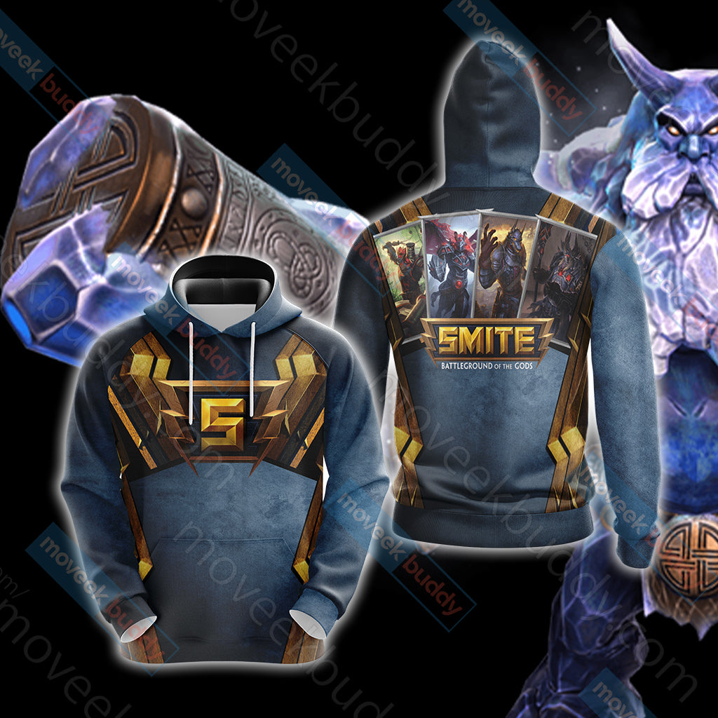 Smite (video game) Unisex 3D T-shirt Hoodie S