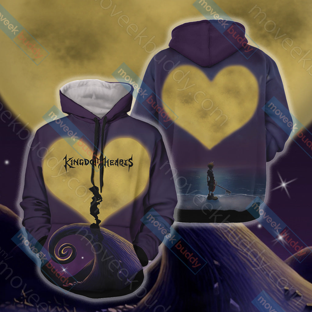 Kingdom Hearts New Version Unisex 3D T-shirt Hoodie S
