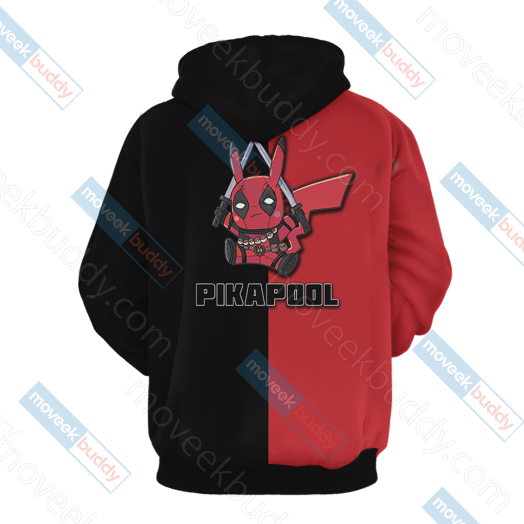 Pikachu And Deadpool Unisex 3D T-shirt