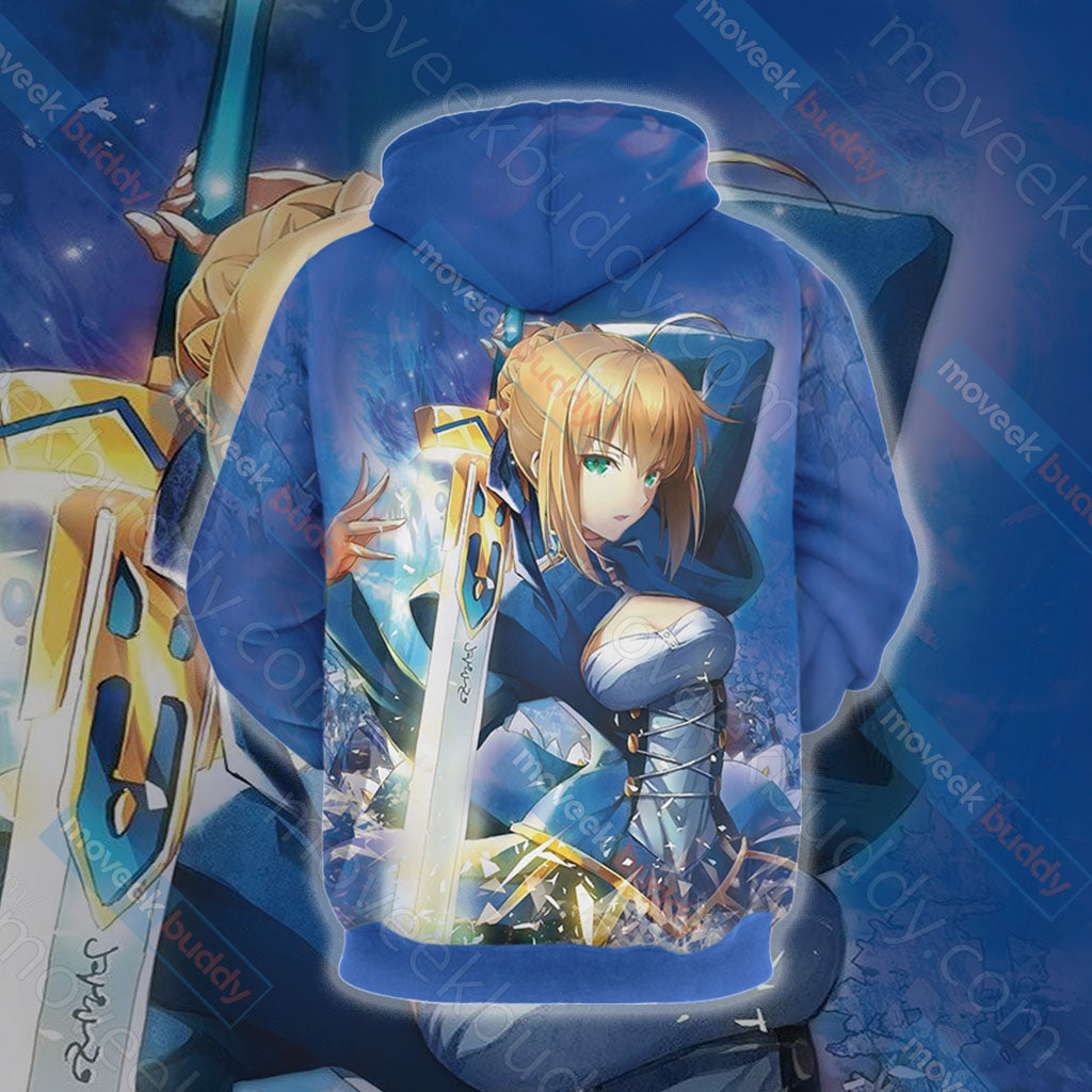 Fate/ Stay Night - Saber Unisex 3D T-shirt
