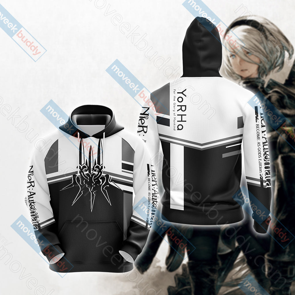 NieR: Automata New Unisex 3D T-shirt Hoodie S