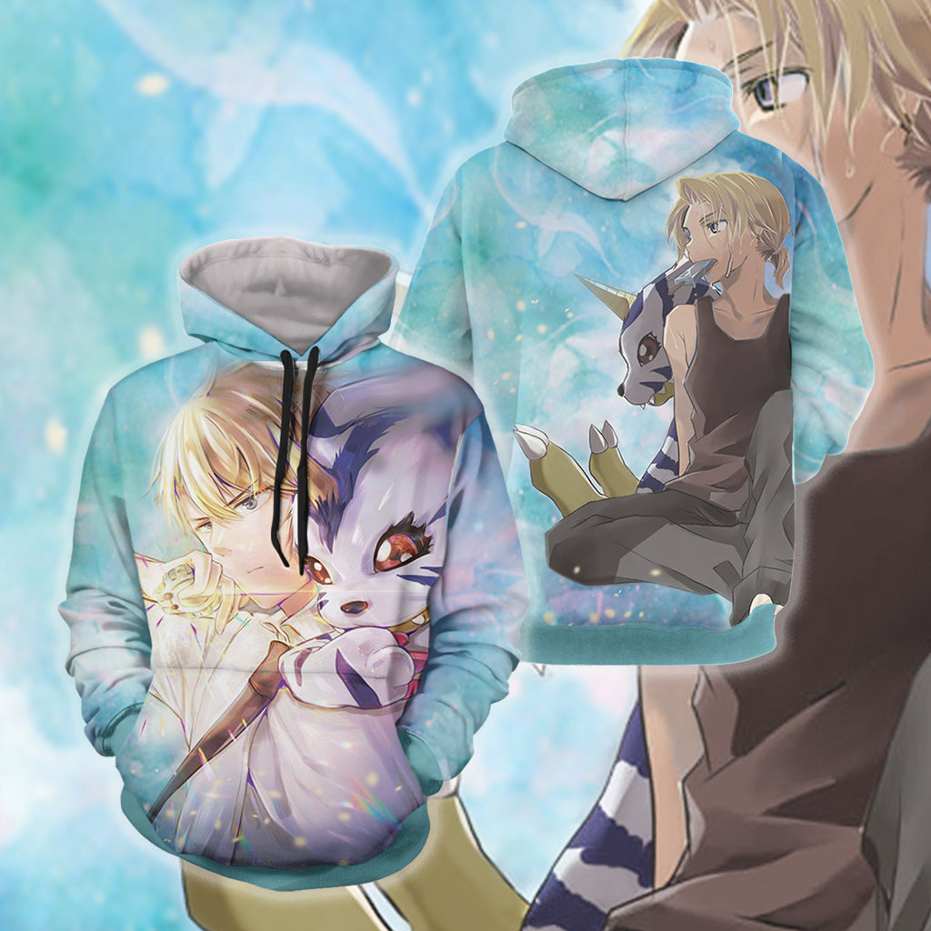 Digimon Matt And Gabumon 3D T-shirt Hoodie S