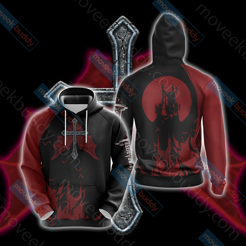 Castlevania-Vampire Cross Unisex 3D T-shirt Hoodie S